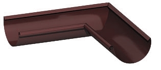 Угол желоба внутренний D125 RAL 8017 (коричнев.)