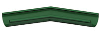 Угол желоба внутренний 135 гр.D125 RAL 6005(Зелен)