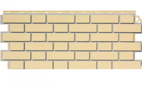 Фасадная панель FINEBER Облицовочный кирпич Желтый  1130х463