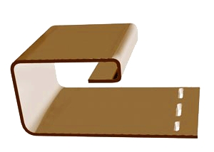 J-профиль FineBer Бежевый 3,80м. (уп.40 шт.)