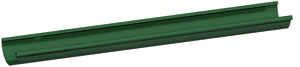 Желоб водосточный D125*3000 RAL 6005 (Зеленый)